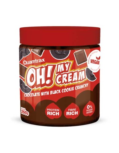 Oh My Cream Chocolate with Black Cookie Crunchy 250 gr